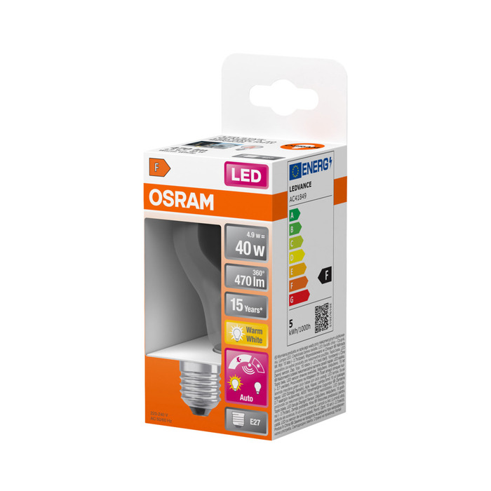 Normallampa LED 4,9W E27 Osram